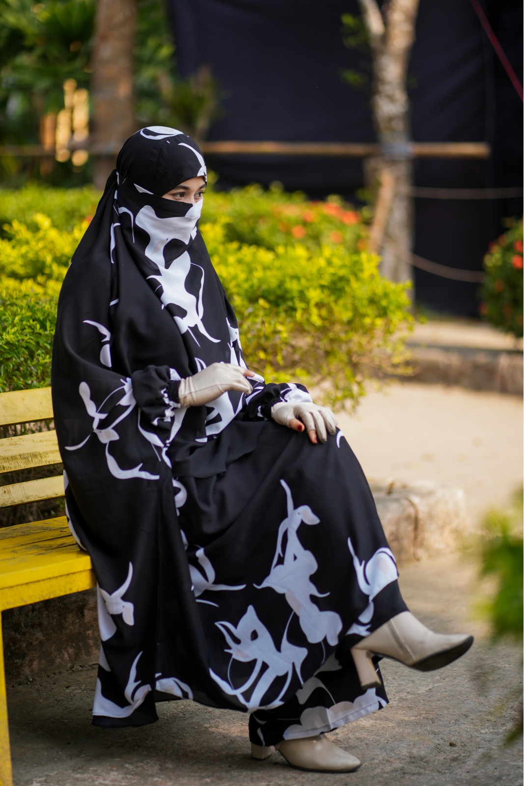 Luxury Mishori Silk Khimar Set | Code 305 - Image 4