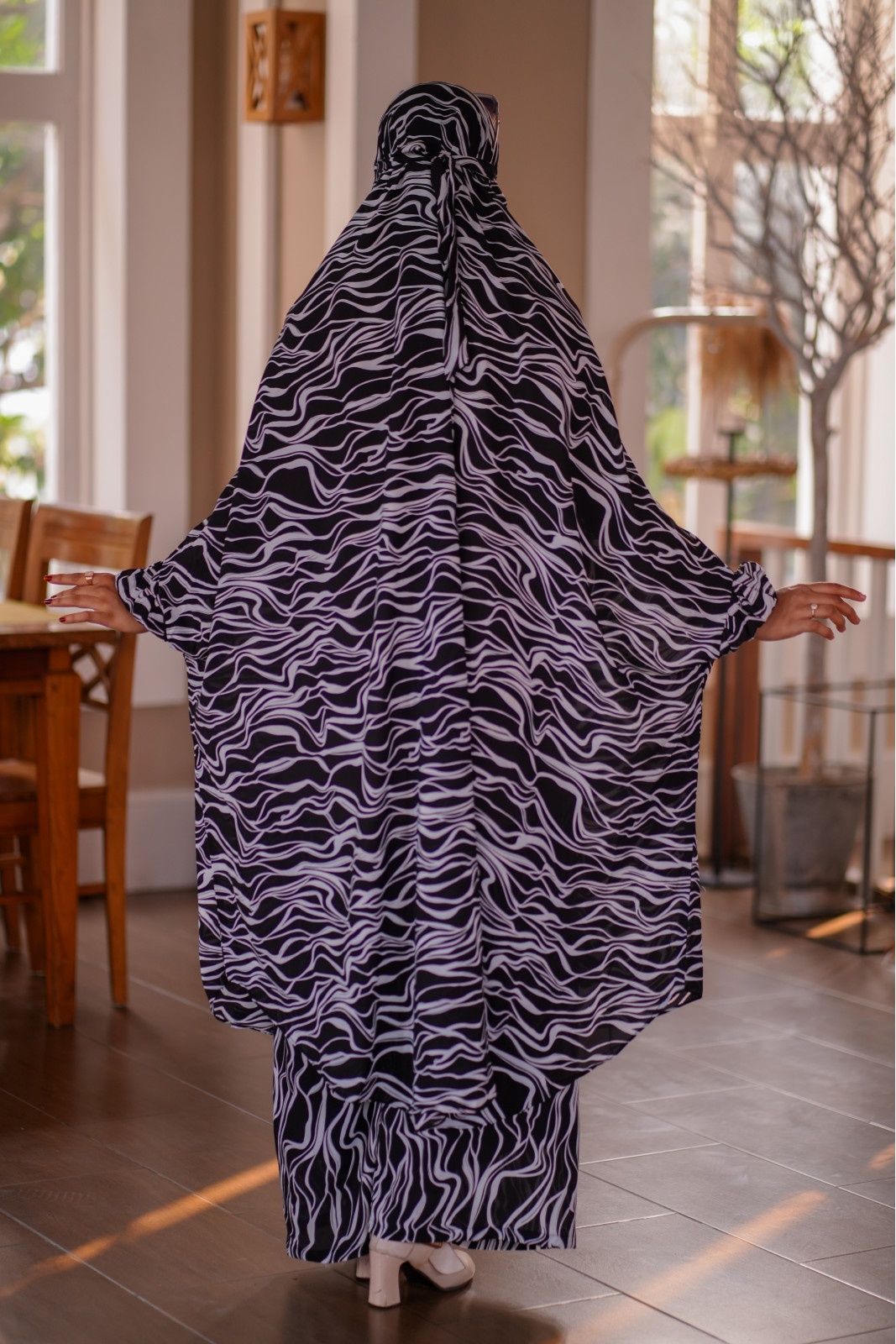 Luxury Mishori Silk Khimar Set | Code 311 - Image 2