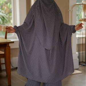 Luxury Mishori Silk Khimar Set | Code 307