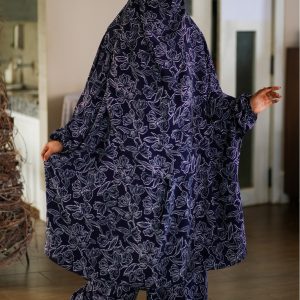 Luxury Mishori Silk Khimar Set | Code 304