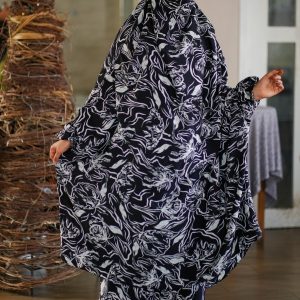 Luxury Mishori Silk Khimar Set | Code 308