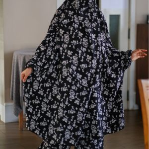Luxury Mishori Silk Khimar Set | Code 301