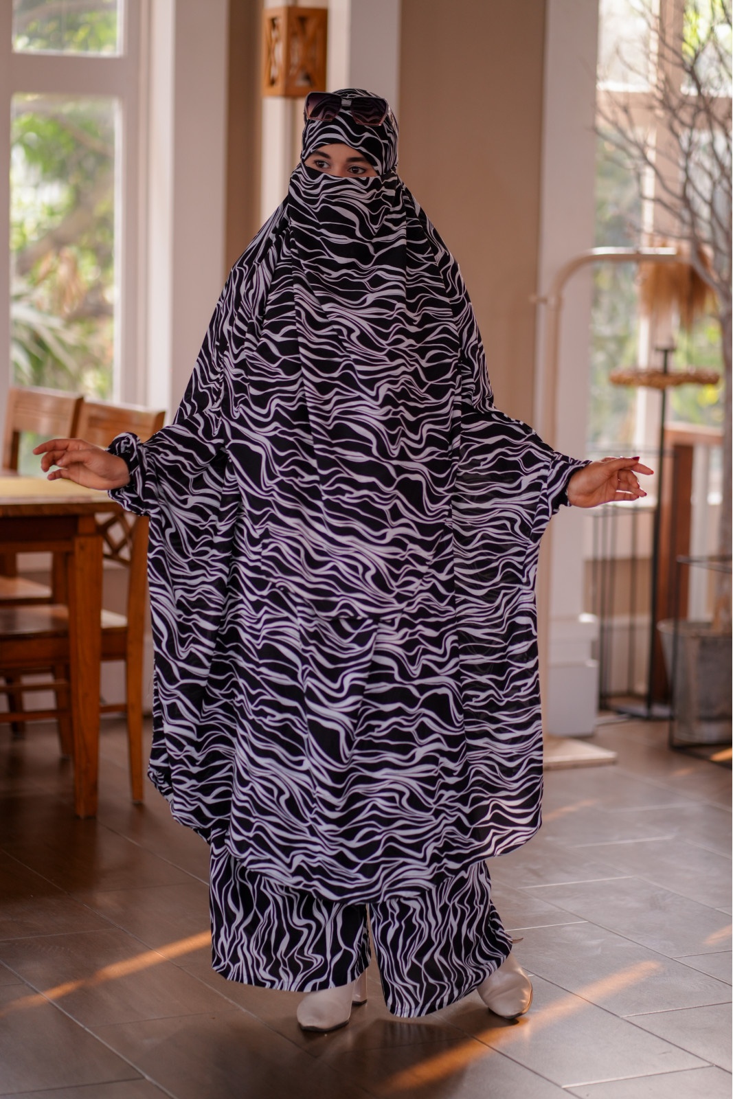 Luxury Mishori Silk Khimar Set | Code 311