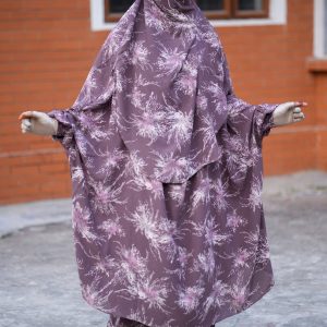 Luxury Mishori Silk Khimar Set | Code 312